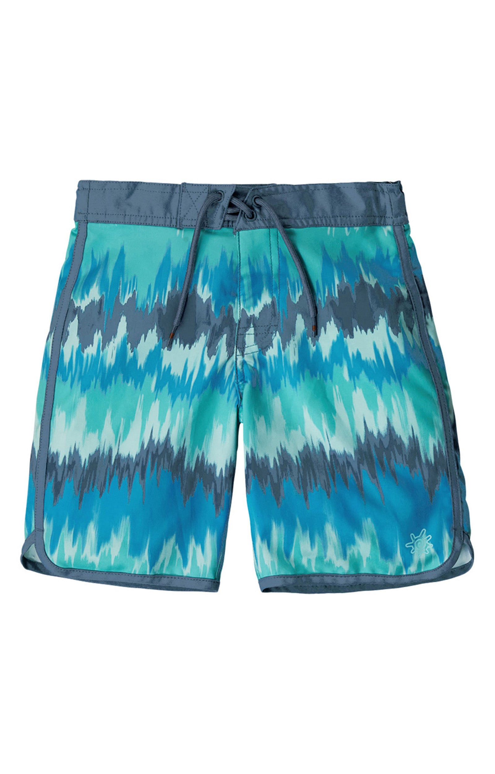 Boy's Retro Board Shorts in Aruba Ombre|aruba-ombre