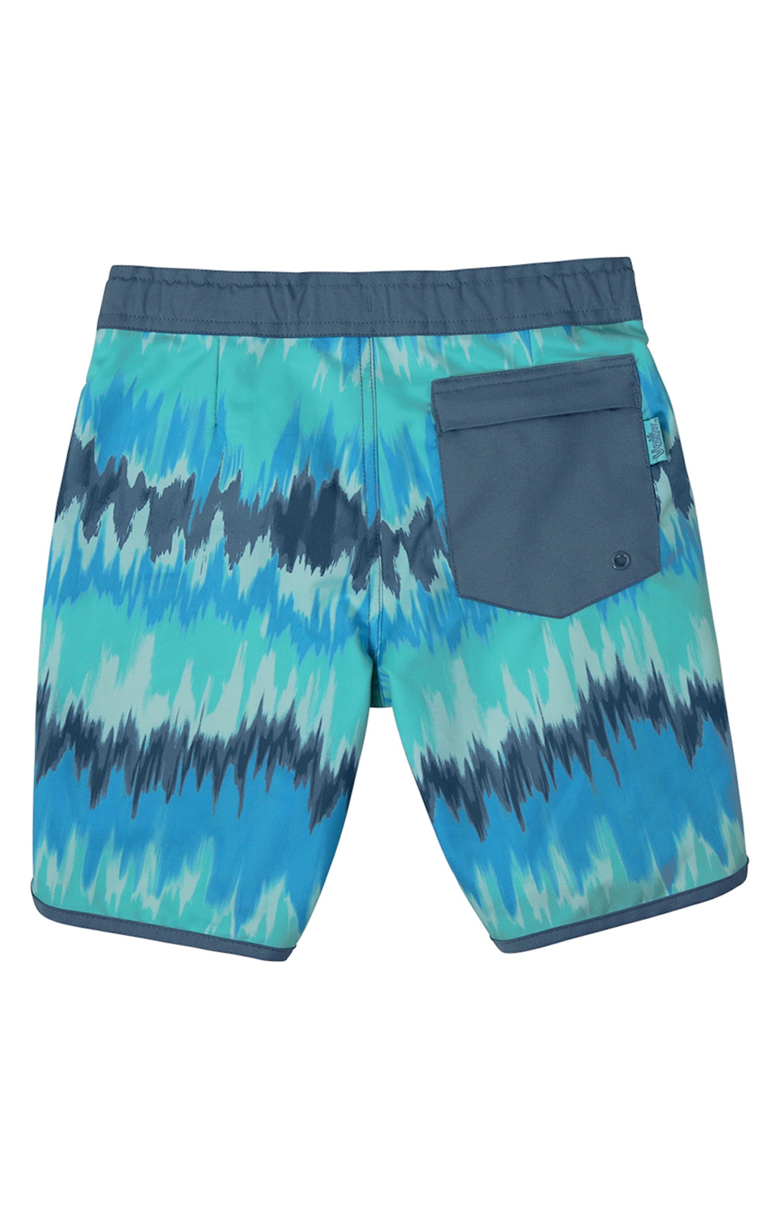 Boy's Retro Board Shorts in Aruba Ombre|aruba-ombre