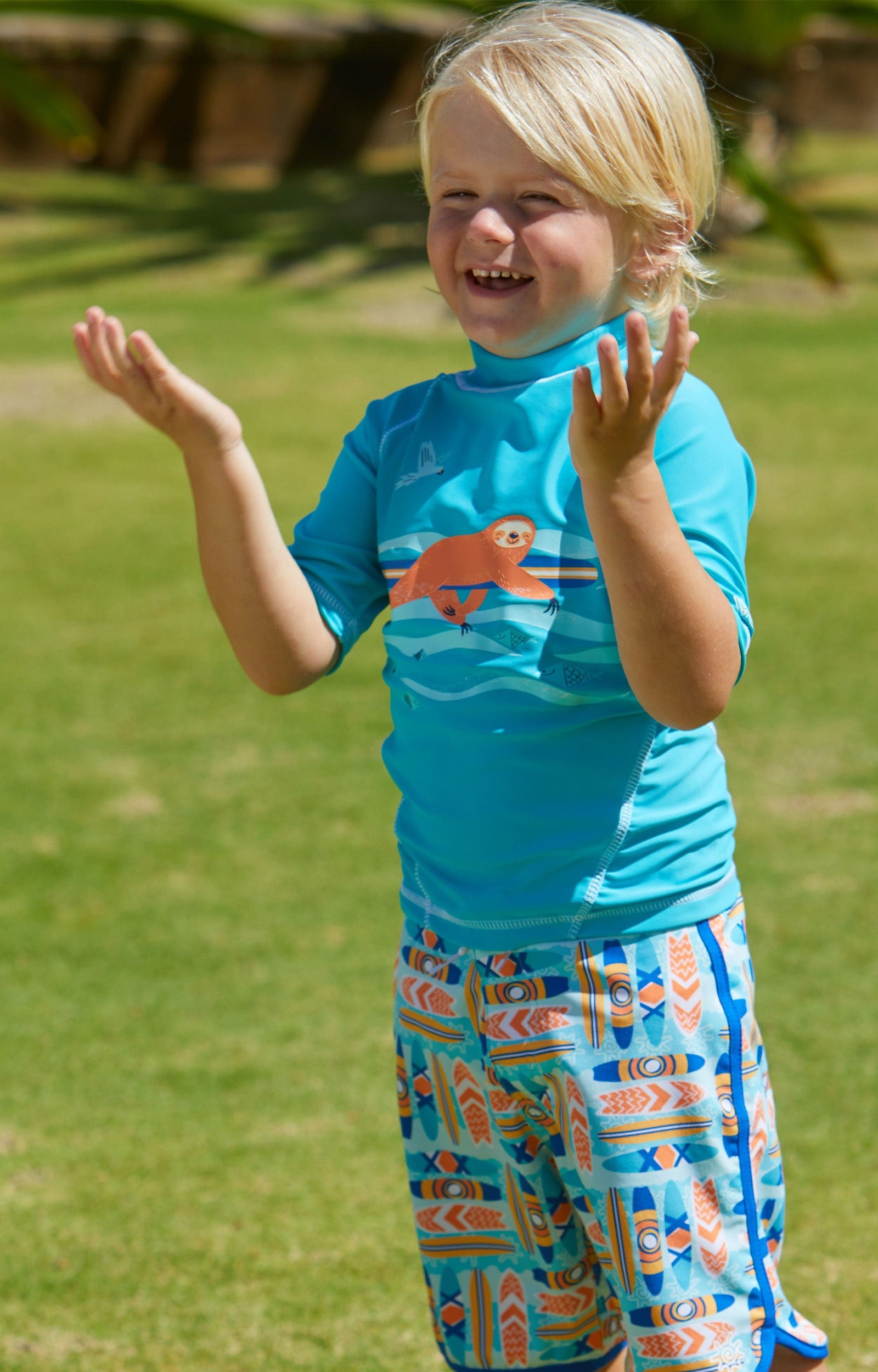 Boy's Retro Board Shorts