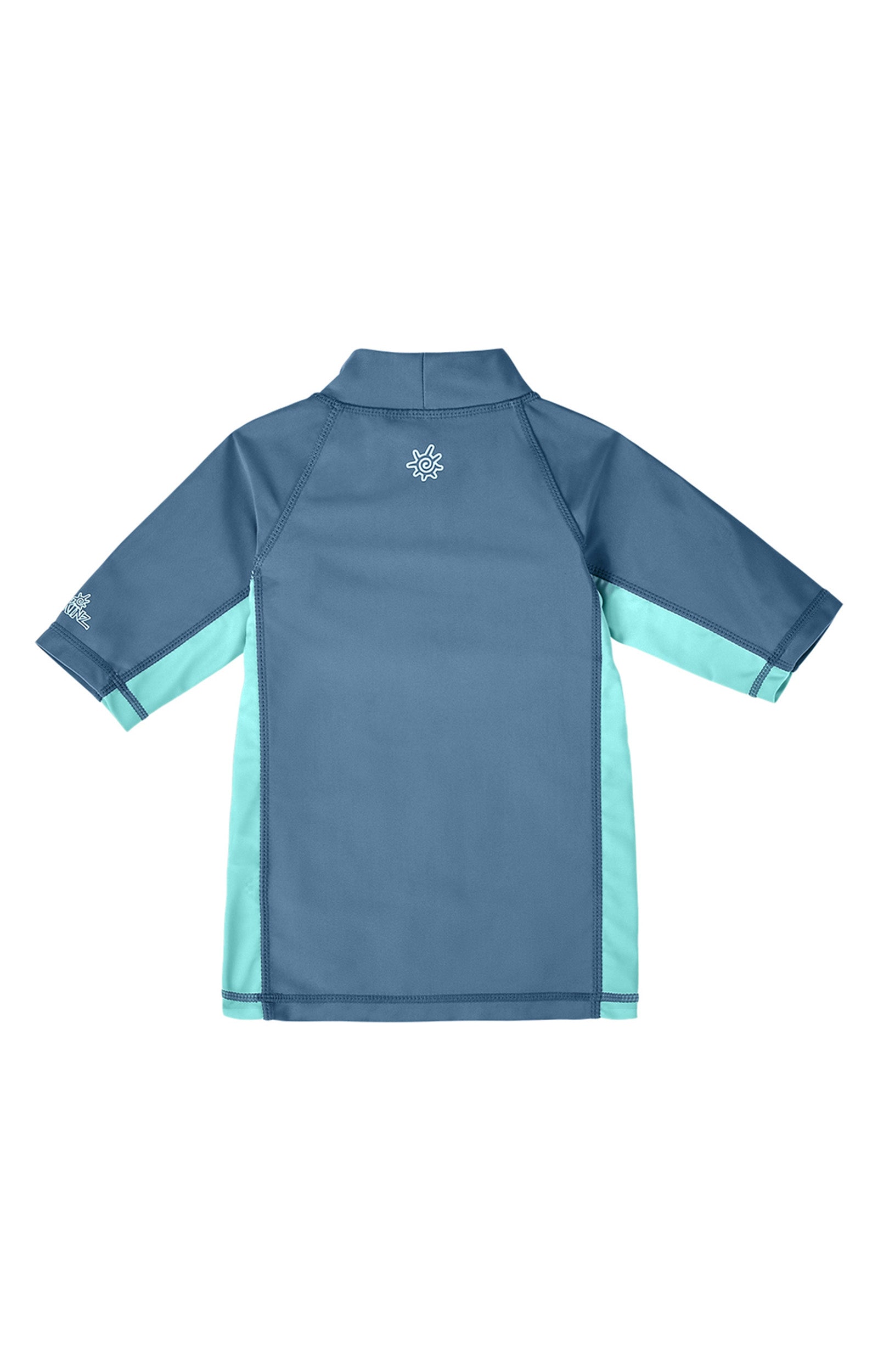 Boy's Adventure Short Sleeve Swim Shirt|shark-bite