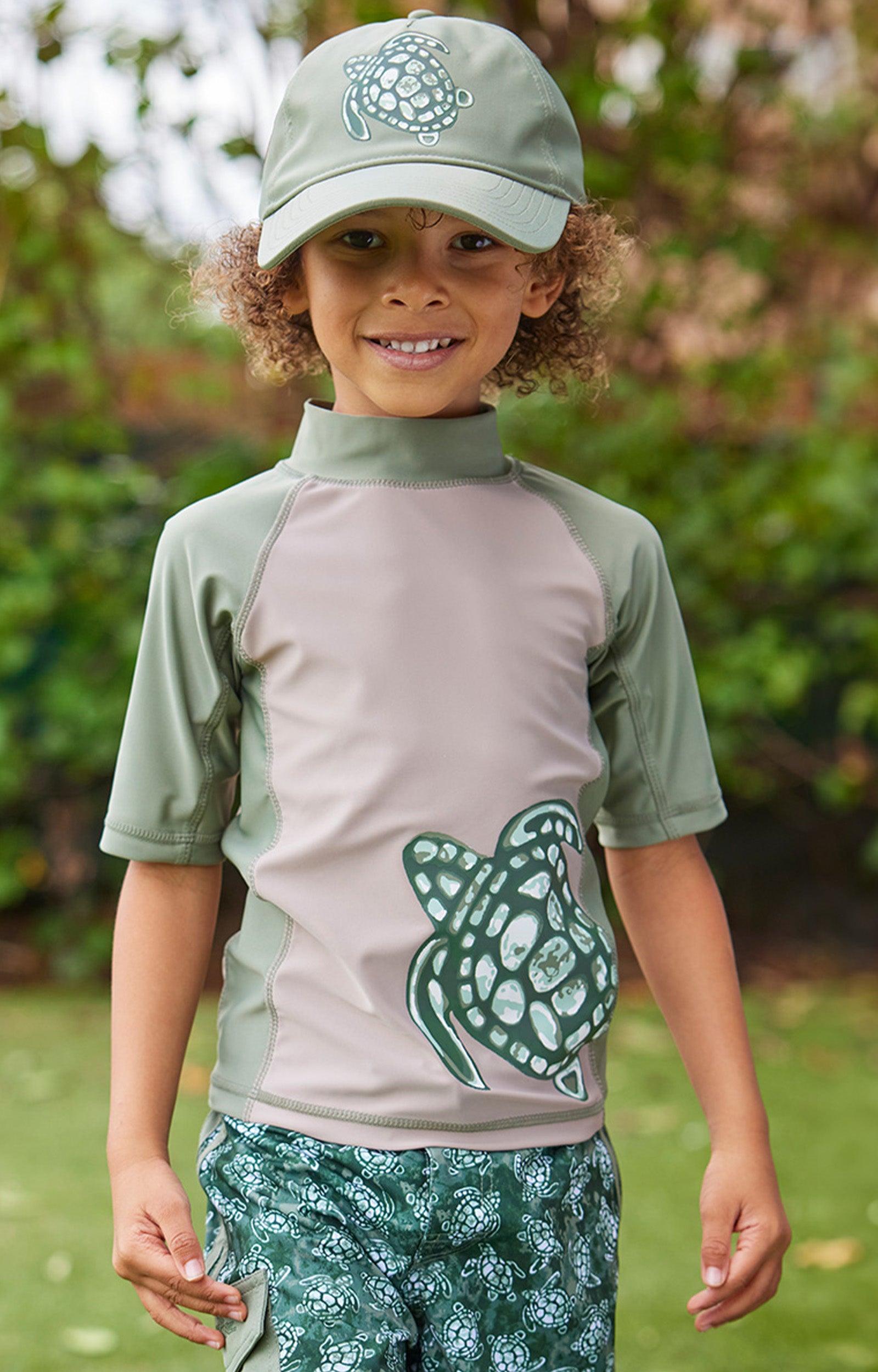 boy in short sleeve adventure sun & swim shirt|turtle-cove-explorer