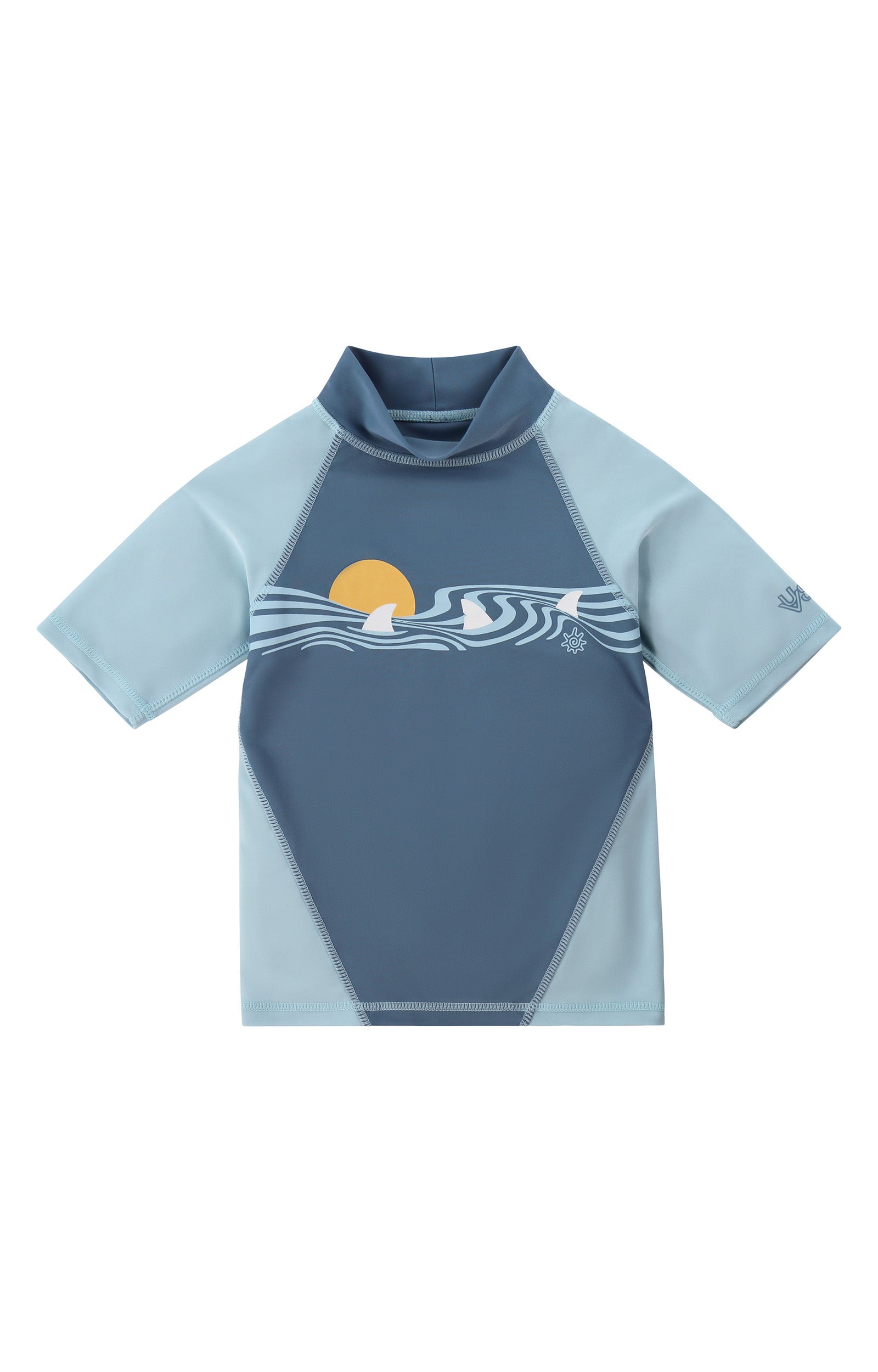 boys short sleeve sun and swim shirt|optical-waves