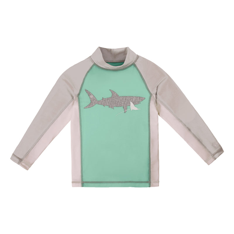 boys long sleeve adventure sun & swim shirt|vintage-sea-buddies