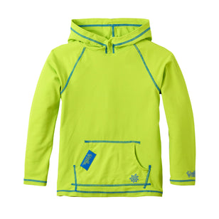 boy's pullover hoodie in lime punch|lime-punch