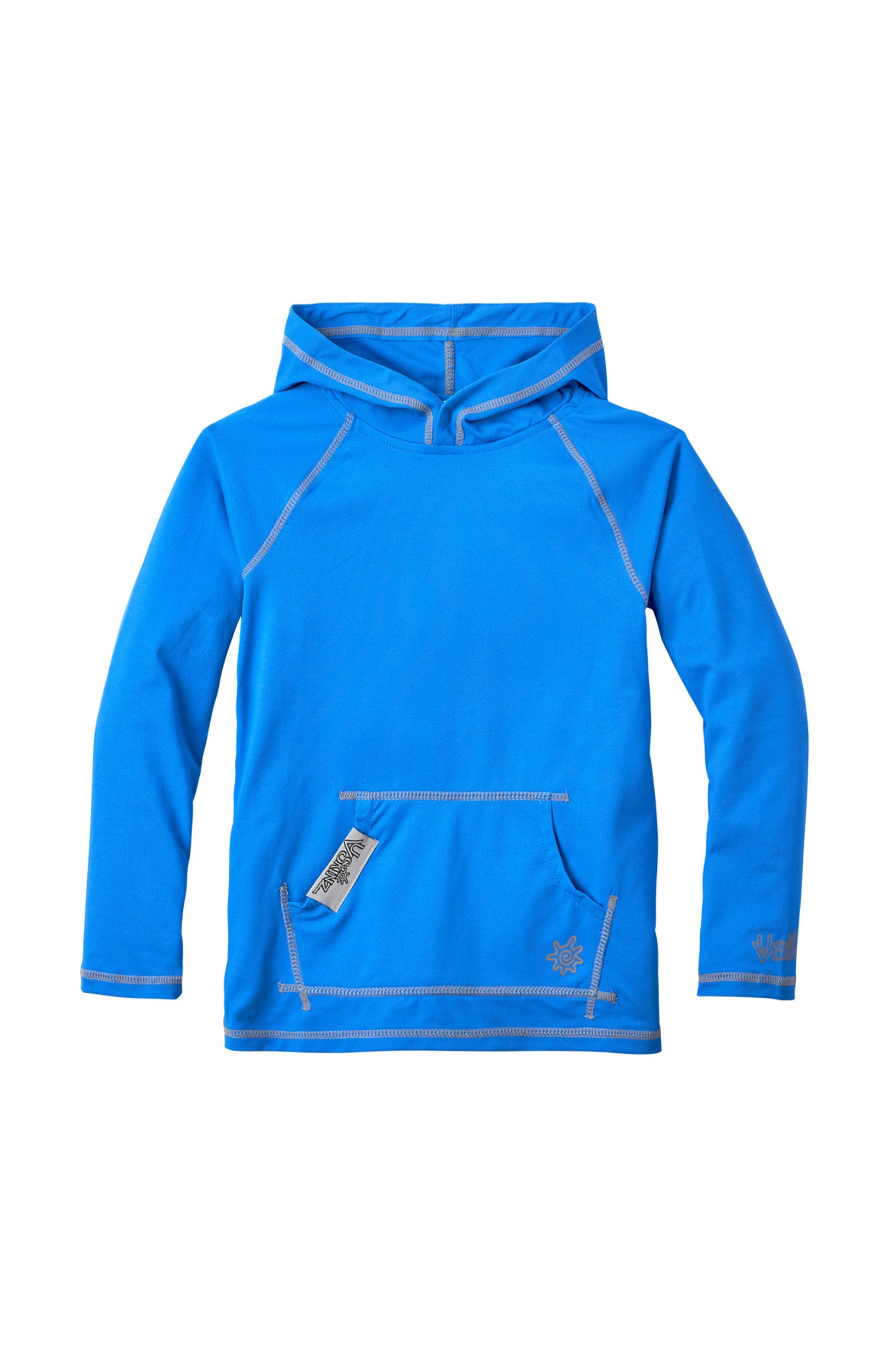 boy's pullover hoodie in royal|royal