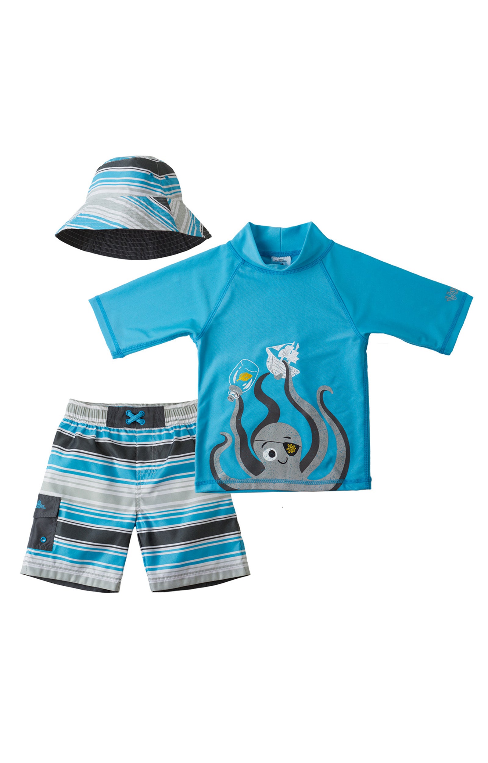 Boy's 3PC Sun & Swim Set