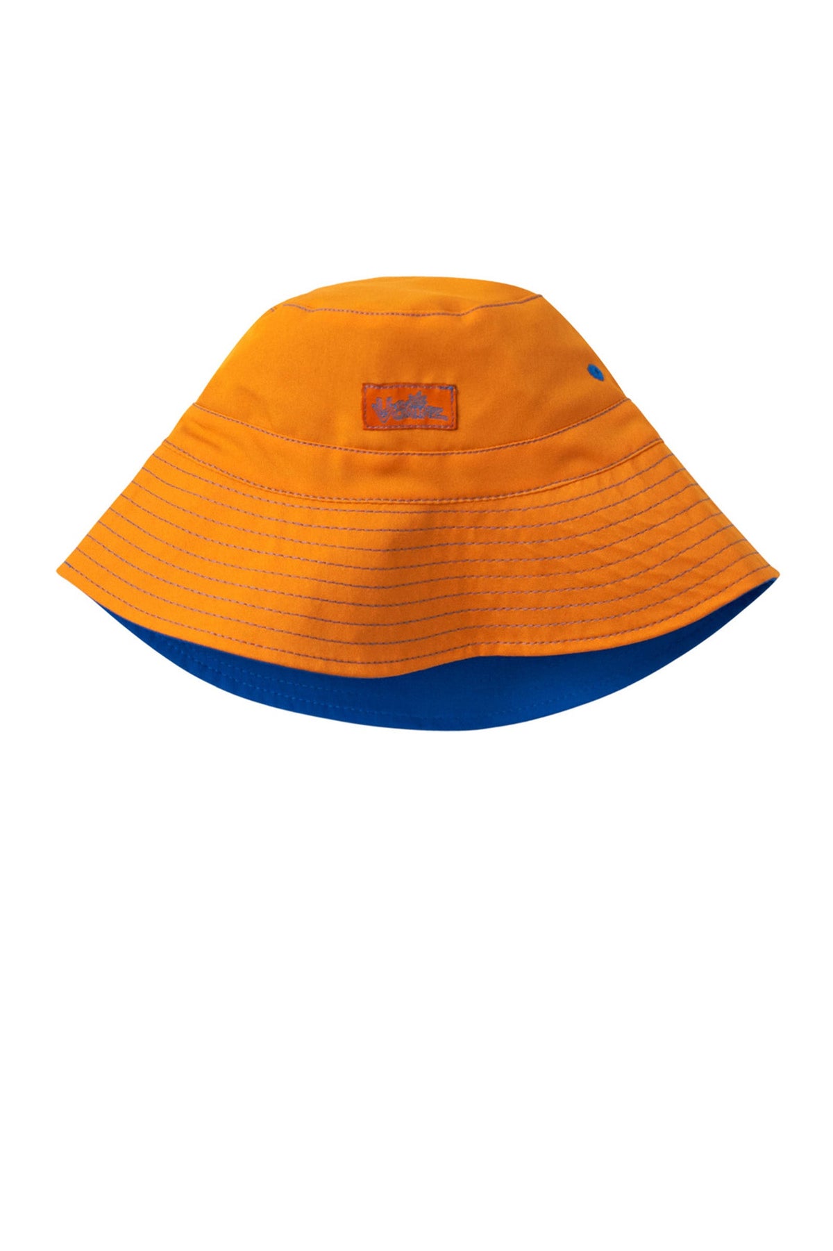 Yves Saint Laurent Orange and Blue Bucket Hat RISE LITTLE EARTHLING Baby main image 4