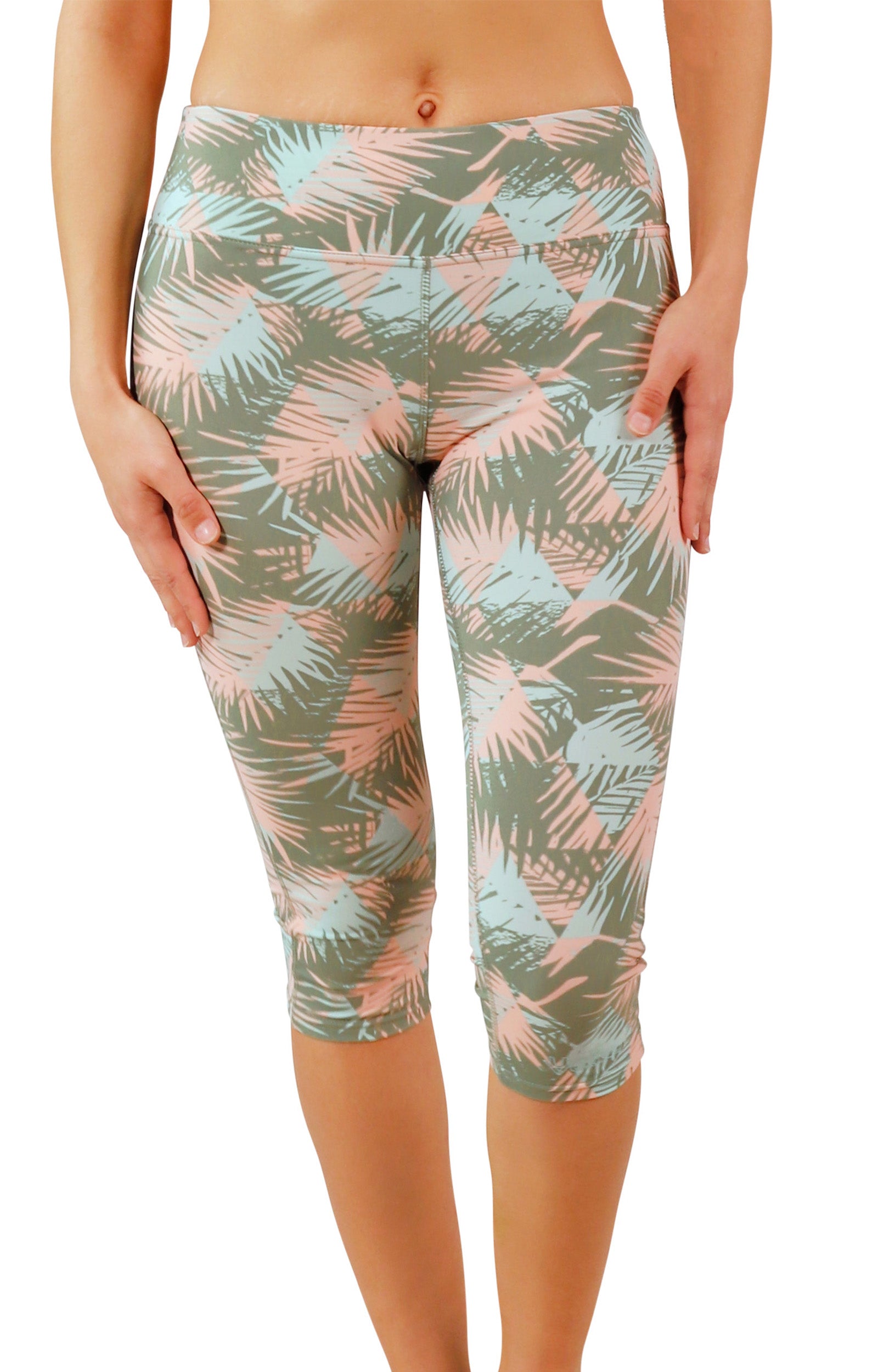 womens active sport swim capris|bermuda-tropics