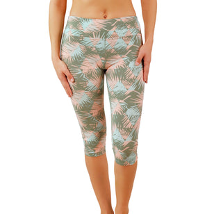 womens active sport swim capris|bermuda-tropics
