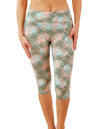 womens active sport swim capris|bermuda-tropics