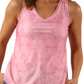 women's UPF tank top in etched monstera|etched-monstera