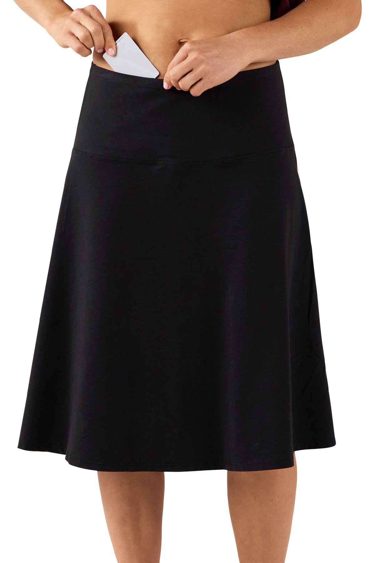 Women's Knee Length UPF Swing Skirt