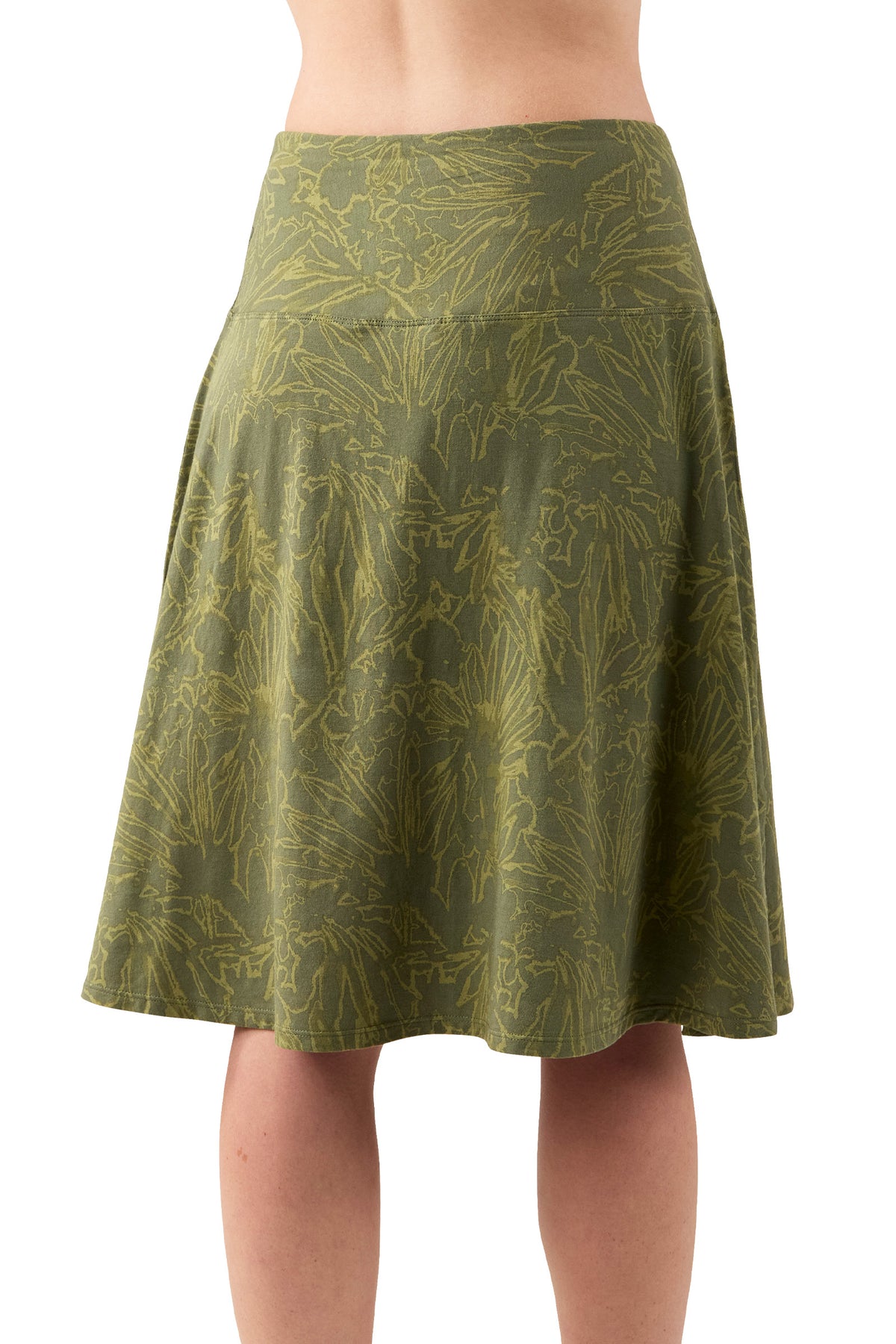 Women's Knee Length UPF Swing Skirt