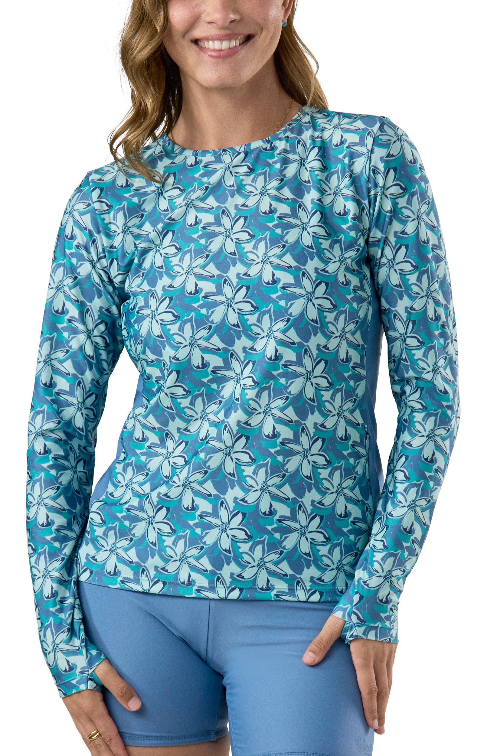 Women's Long Sleeve Crew Sun & Swim Shirt