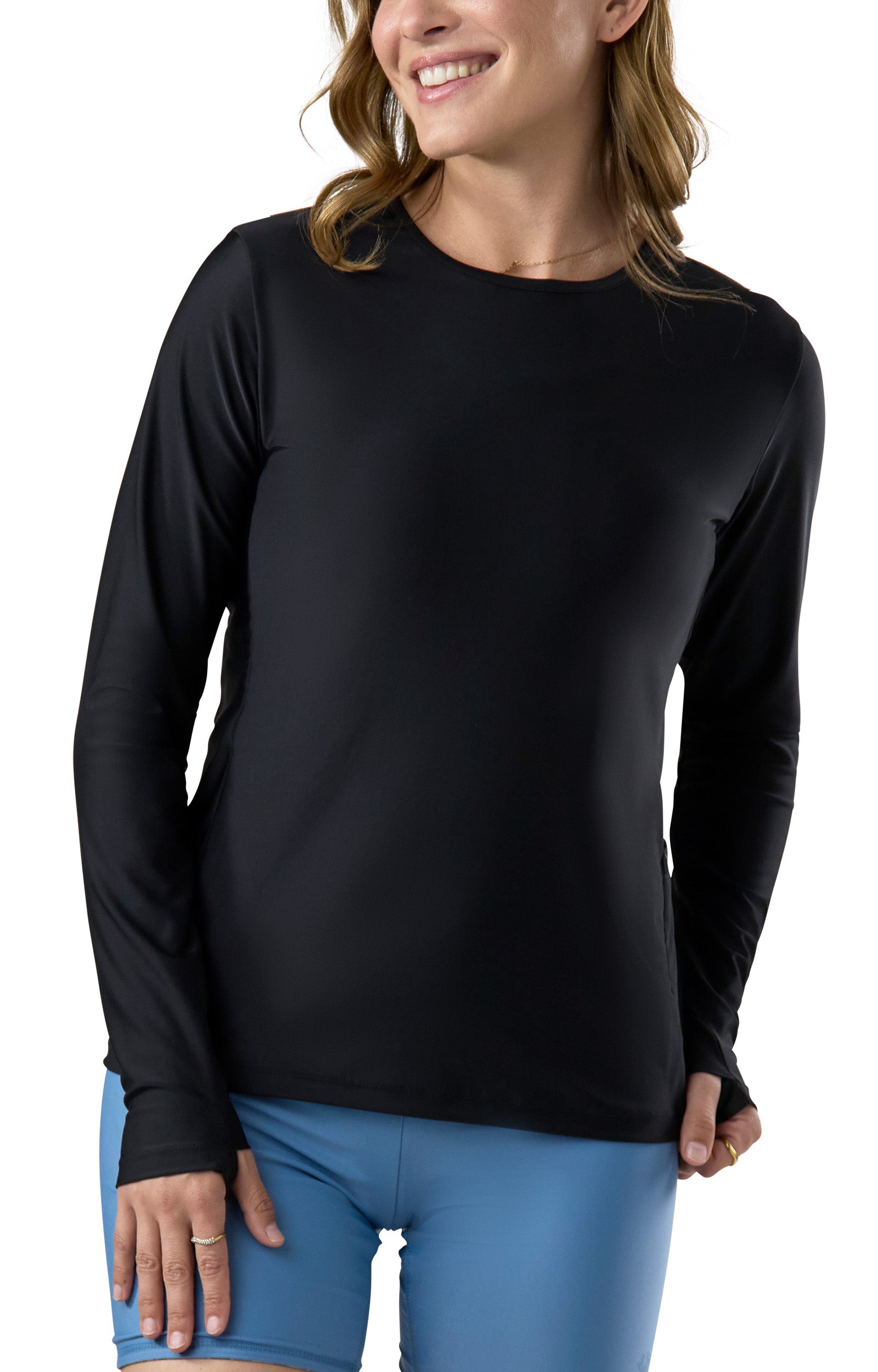 Women's Long Sleeve Crew Sun & Swim Shirt