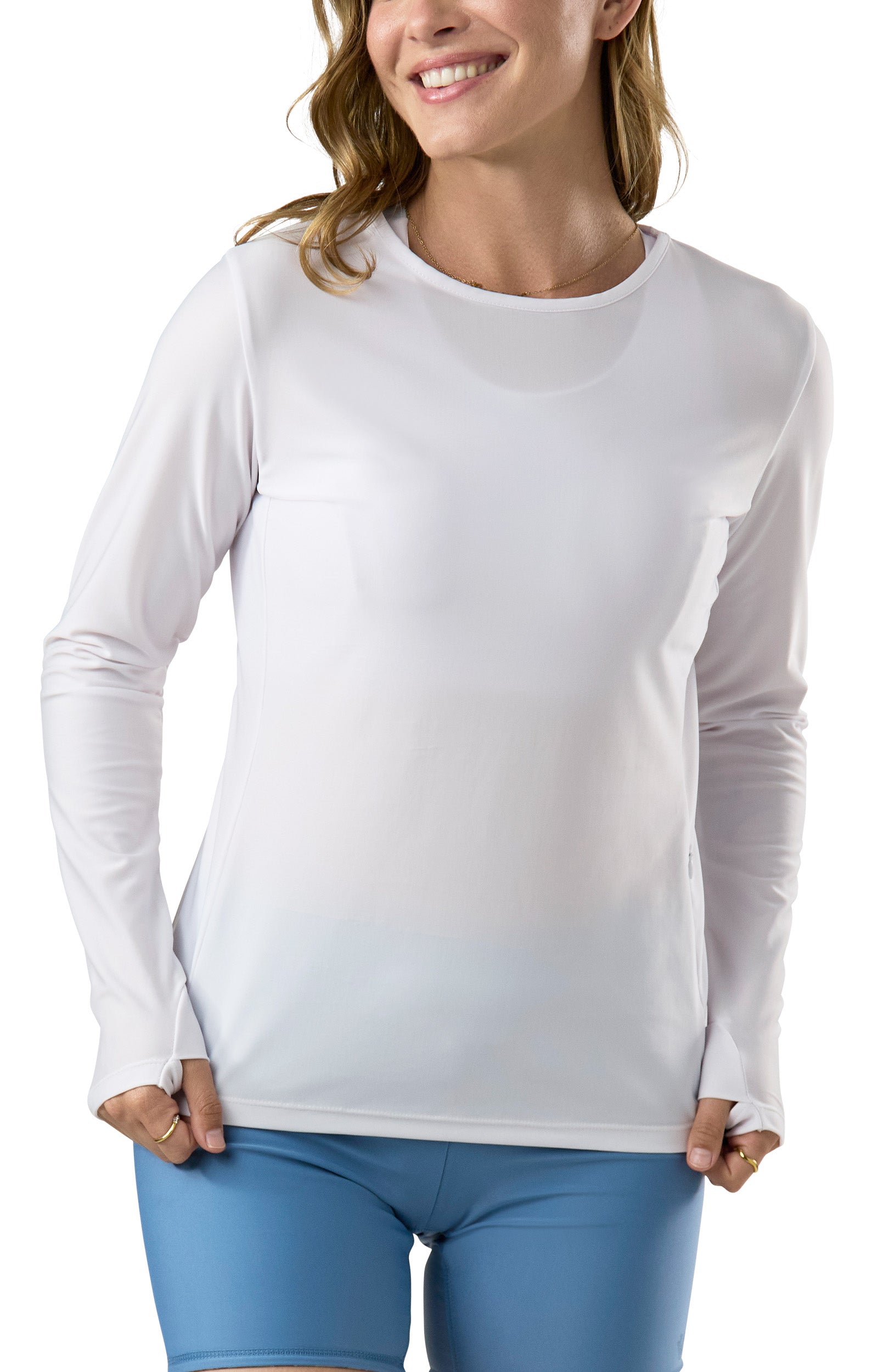 Women's Long Sleeve Crew Sun & Swim Shirt