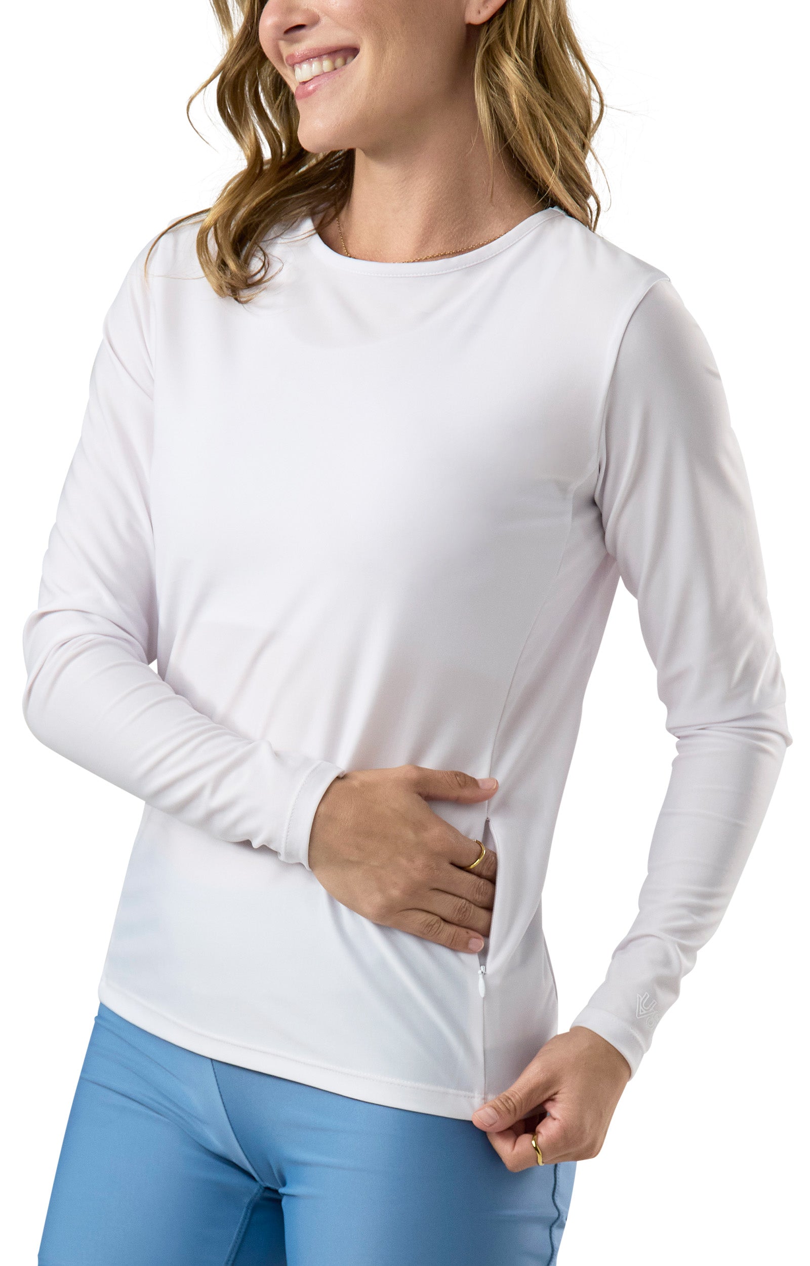 Women's Long Sleeve Crew Sun & Swim Shirt