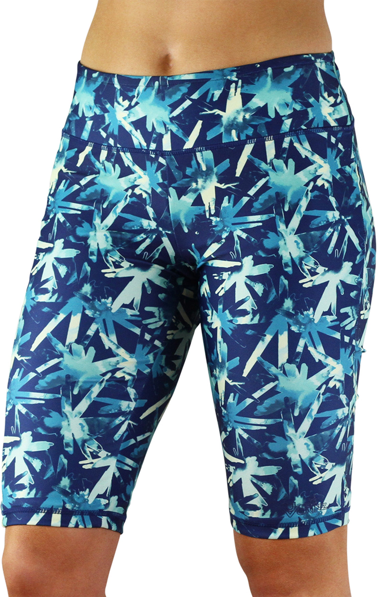 women's active swim jammerz in tie dye burst|tie-dye-burst