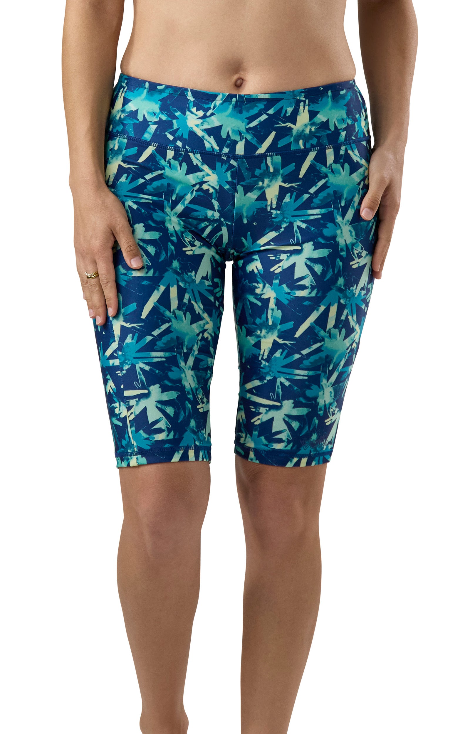 women's active swim jammerz in tie dye burst|tie-dye-burst