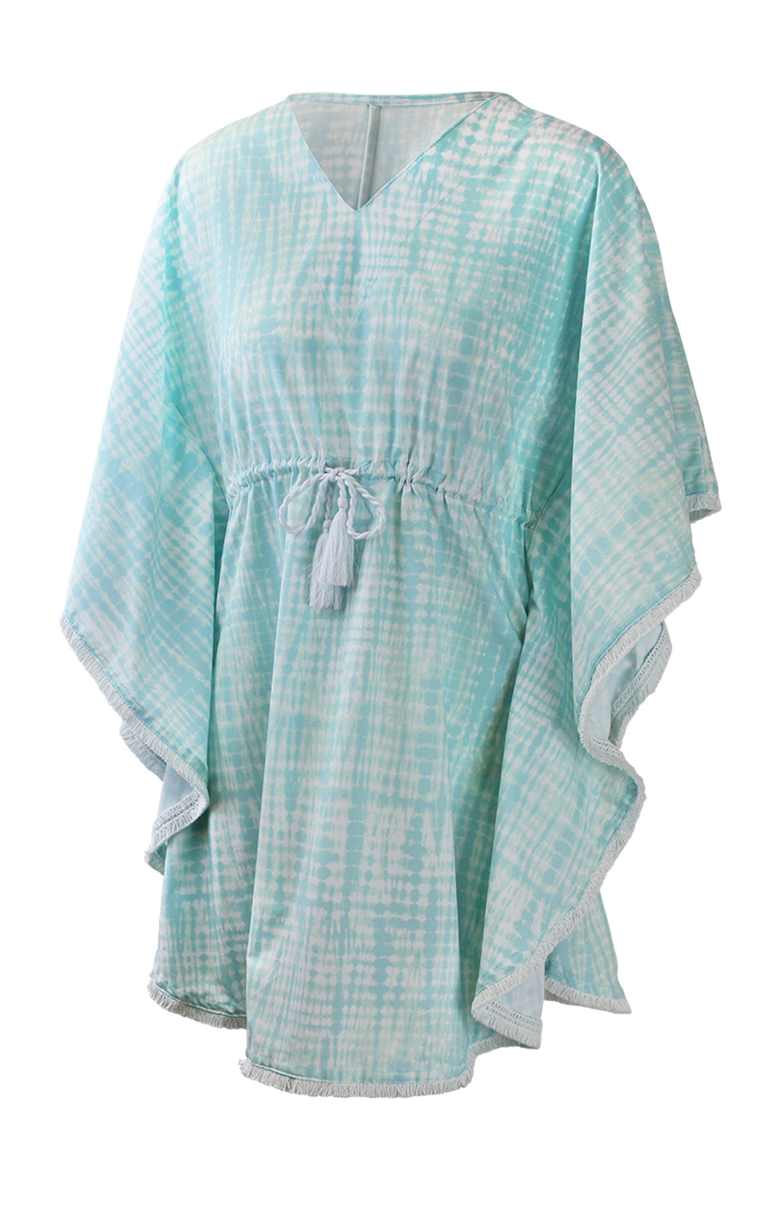 women's kaftan cover up in glacier tie dye|glacier-tie-dye