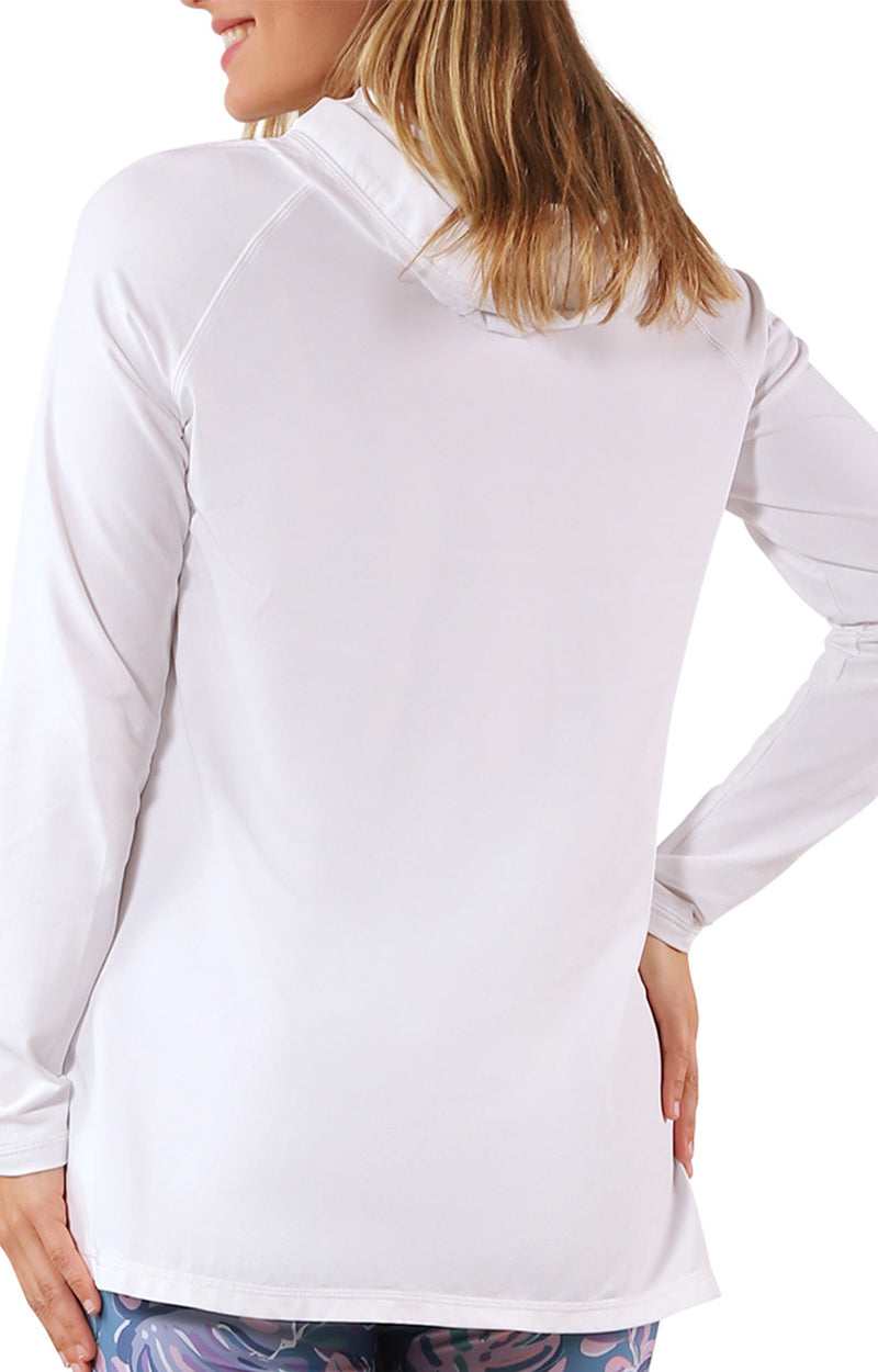 womens vacation cover up|white