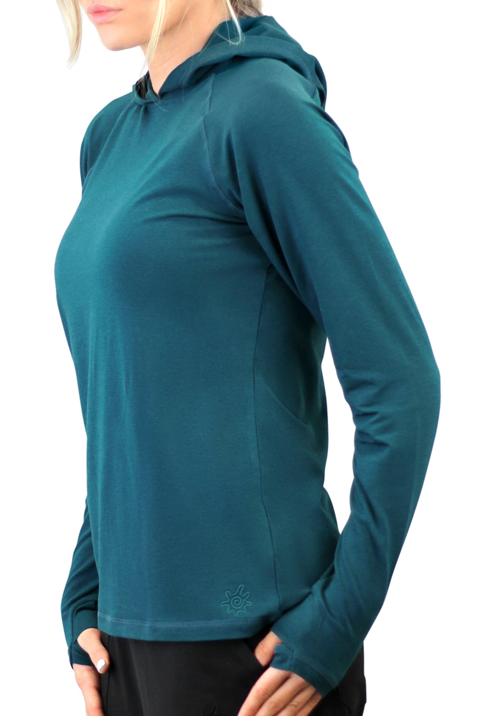 women's everyday hoodie in deep teal|deep-teal