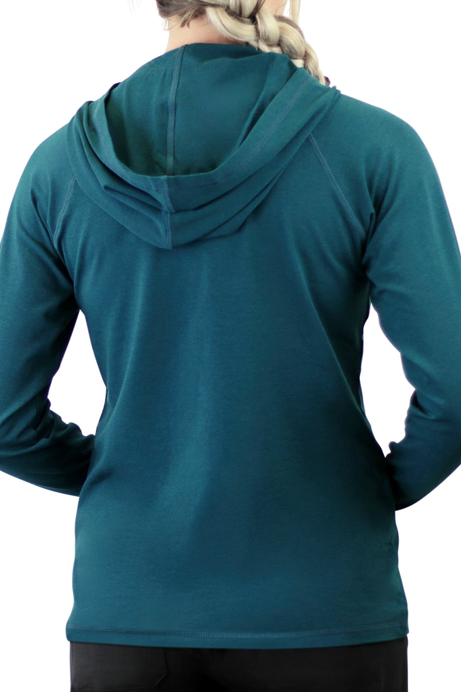 women's everyday hoodie in deep teal|deep-teal