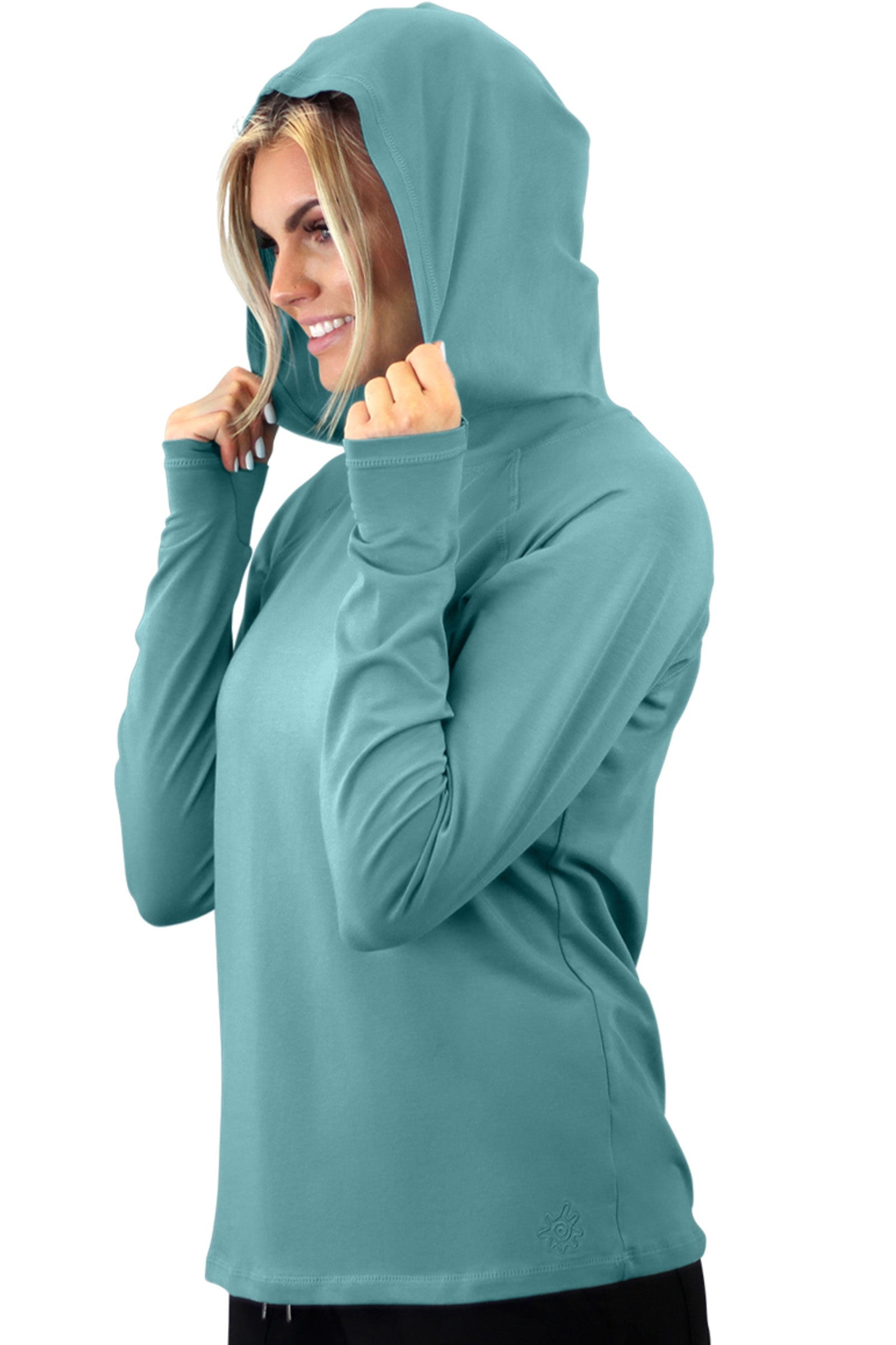 women's everyday hoodie in river|river