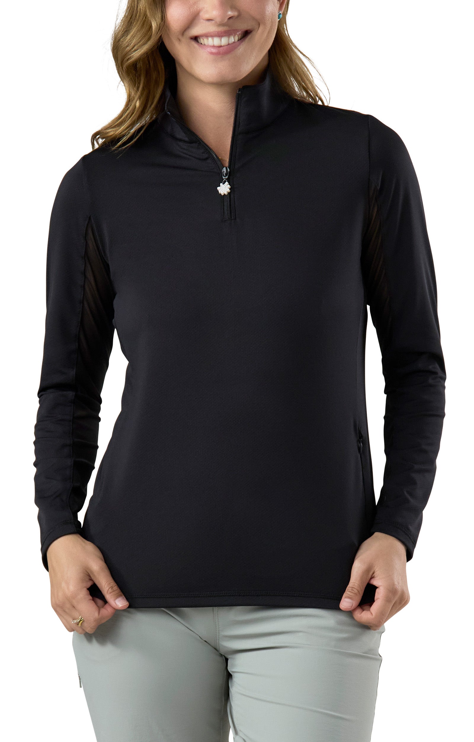 Women's Quarter Zip Vented Sun Shirt