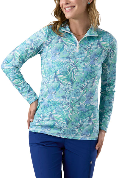 Women's Quarter Zip Vented Sun Shirt