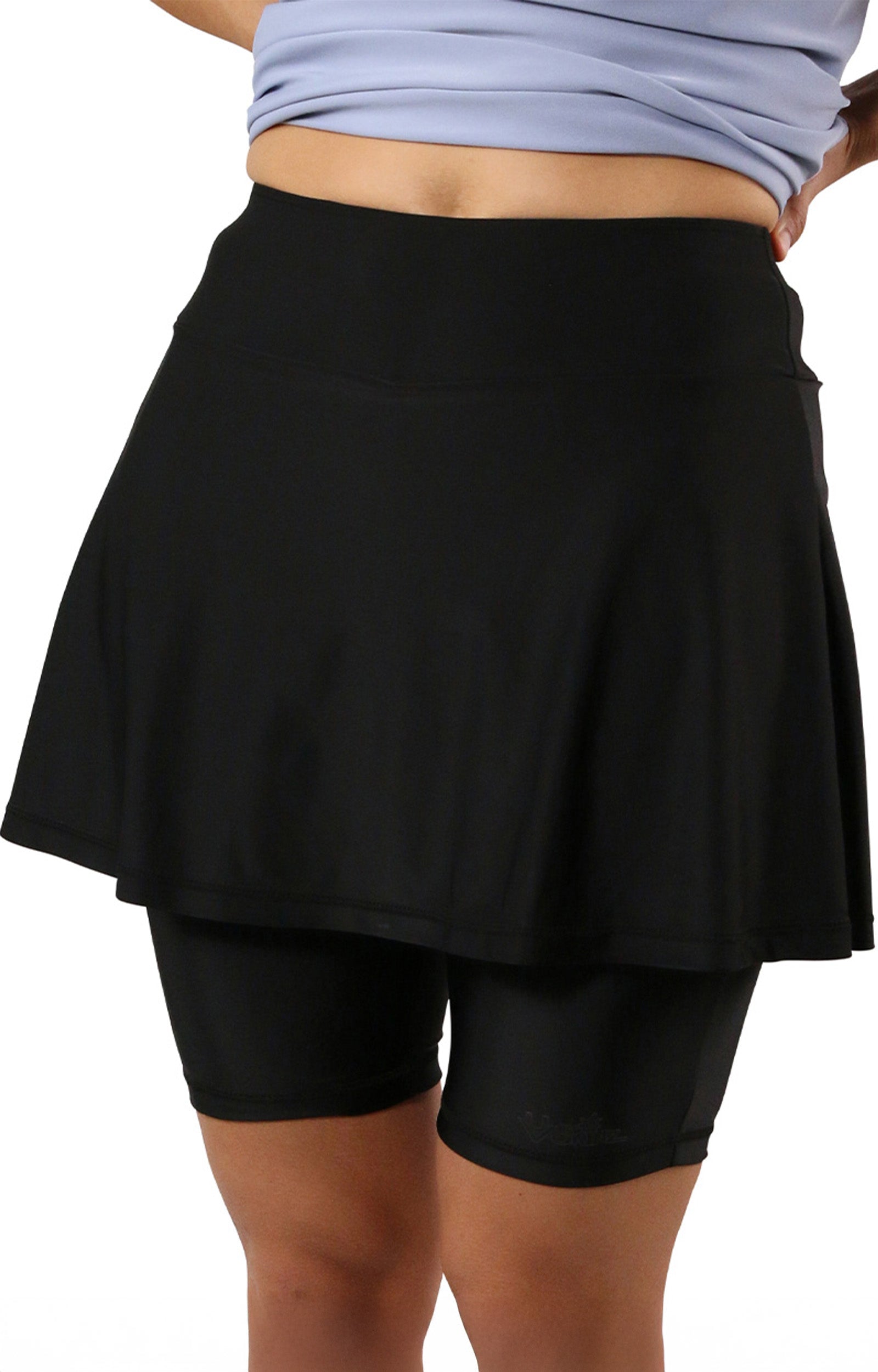 women skirted swim jammerz|black