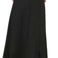 Women's Wrap Skirt in Black|black