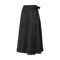 Women's Wrap Skirt in Black|black