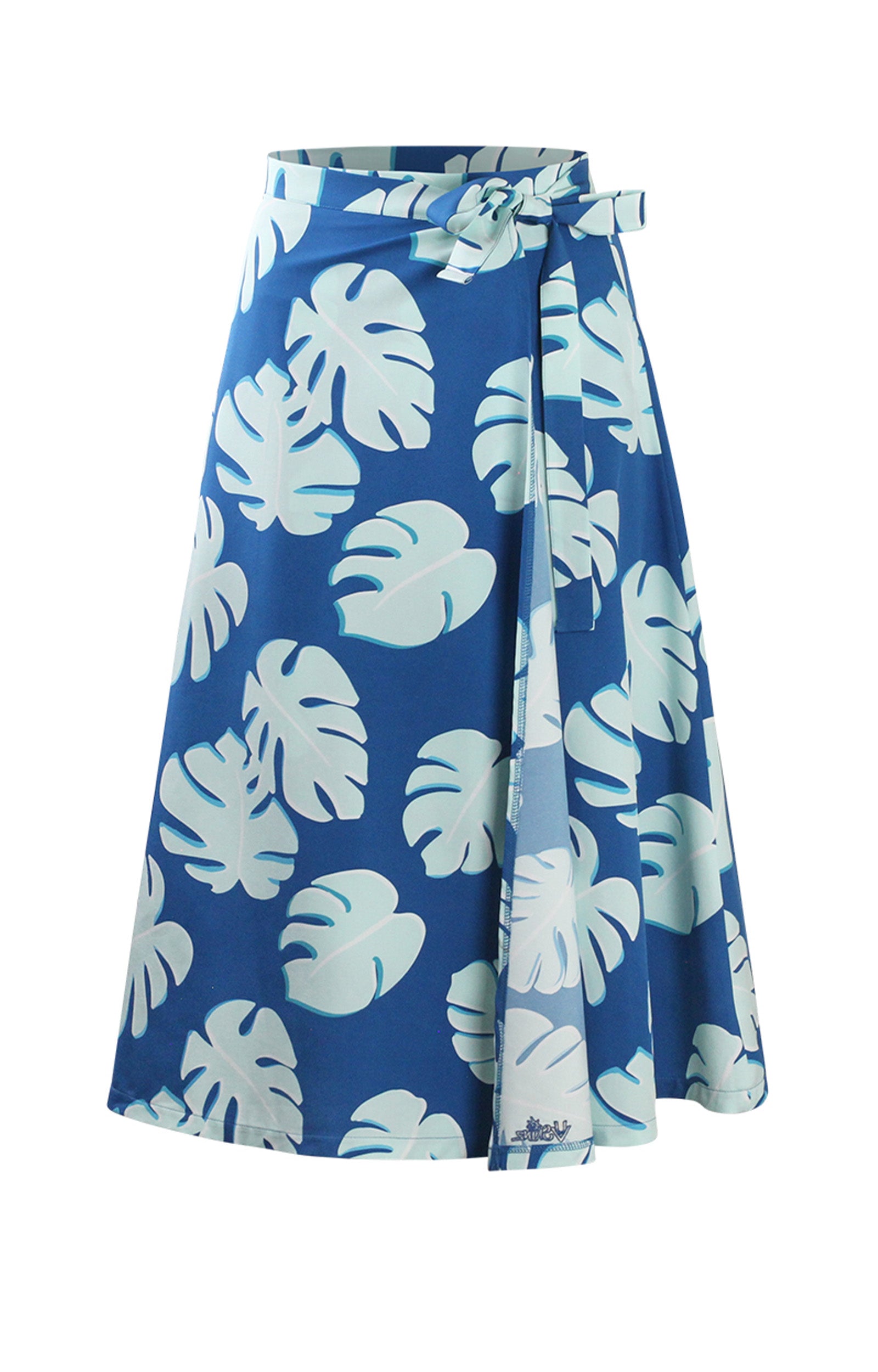 Women's Wrap Skirt in Mykonos Flora|mykonos-flora