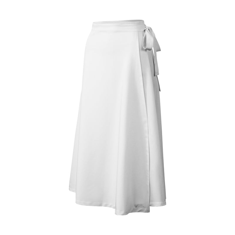 Women's Wrap Skirt in White|white