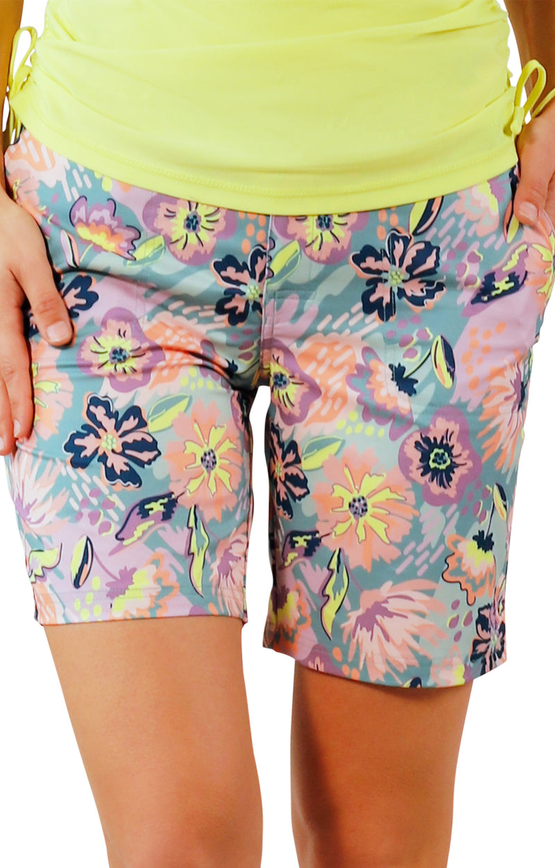front women's board shorts|florida-floral
