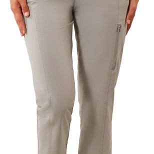 woman in walking capris in agave|agave
