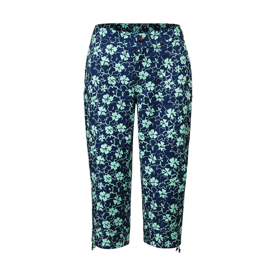 Women's Beach Capris in Coastal Hibiscus|coastal-hibiscus