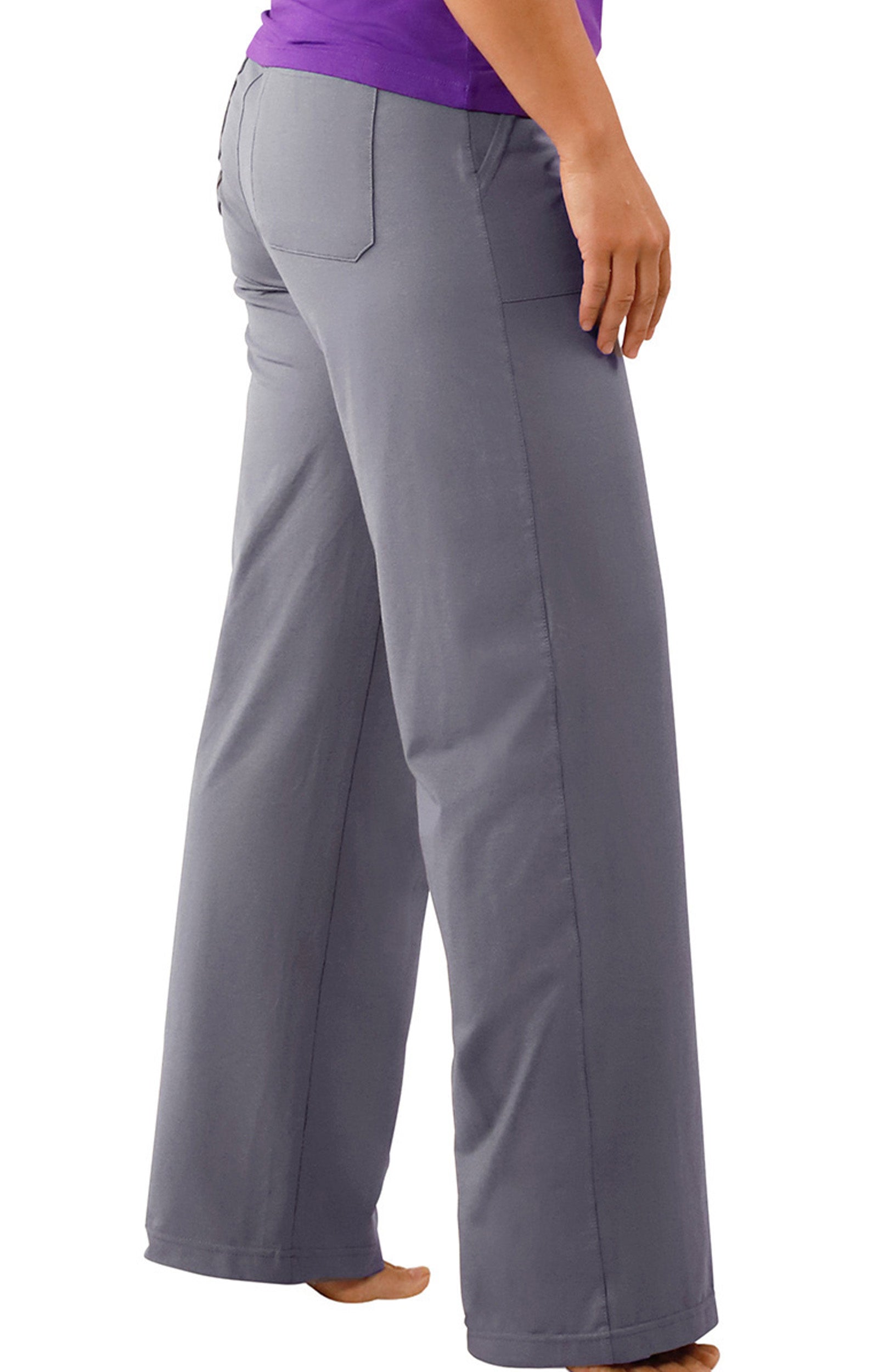 womens walking capris in iron|iron