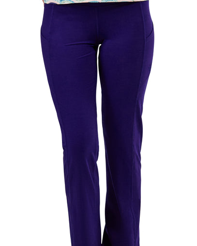 womens everyday flared leggings in dark navy|dark-navy