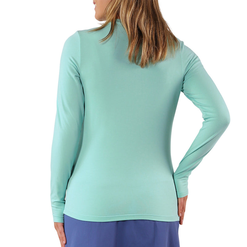 women long sleeve everyday tee|seaglass