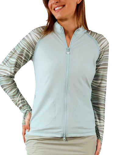 front of womens classic water jacket|everglade-waves