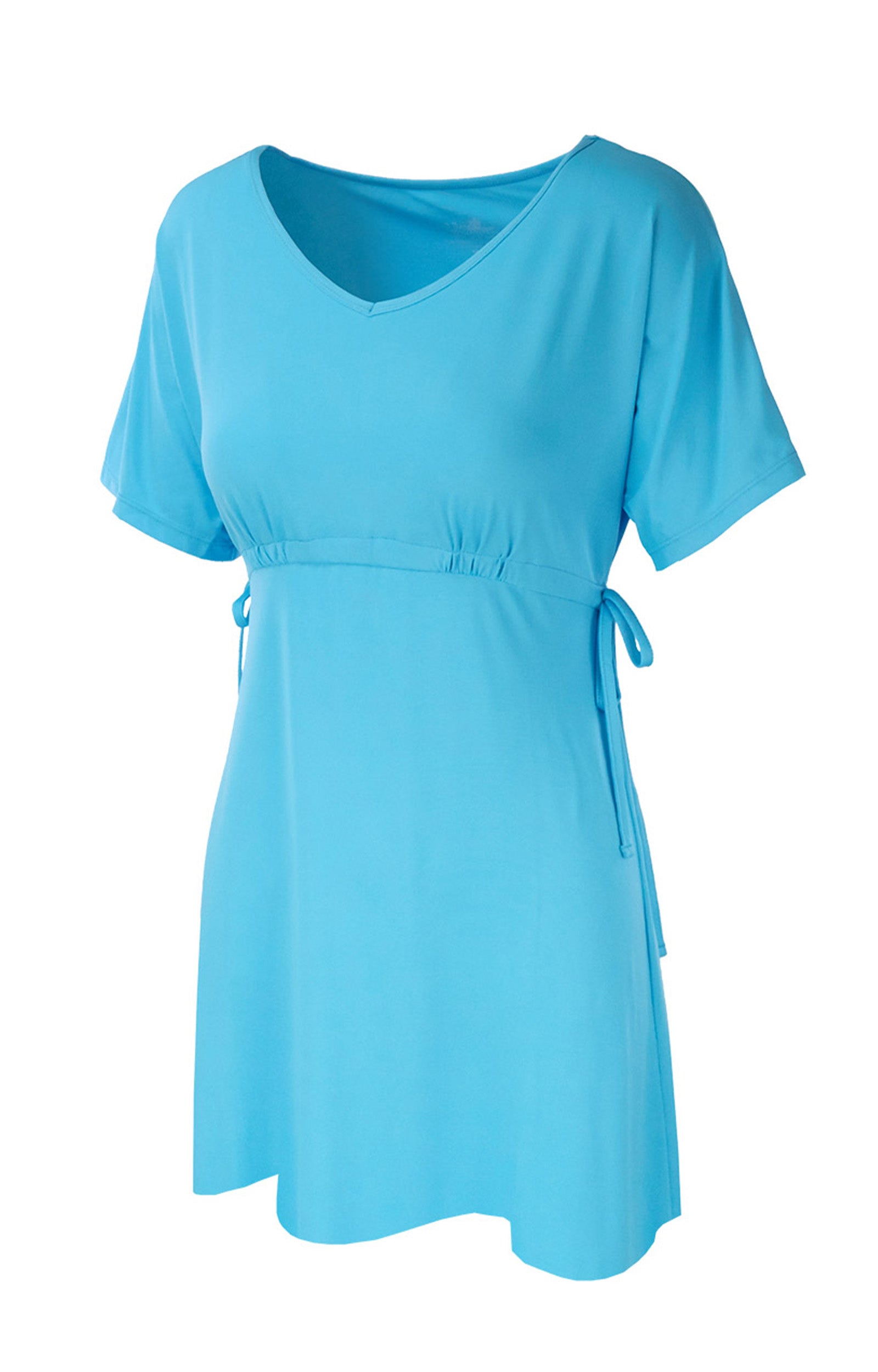 women's sun dress in aqua|aqua