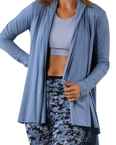 women's hooded beach cover up in baltic|baltic