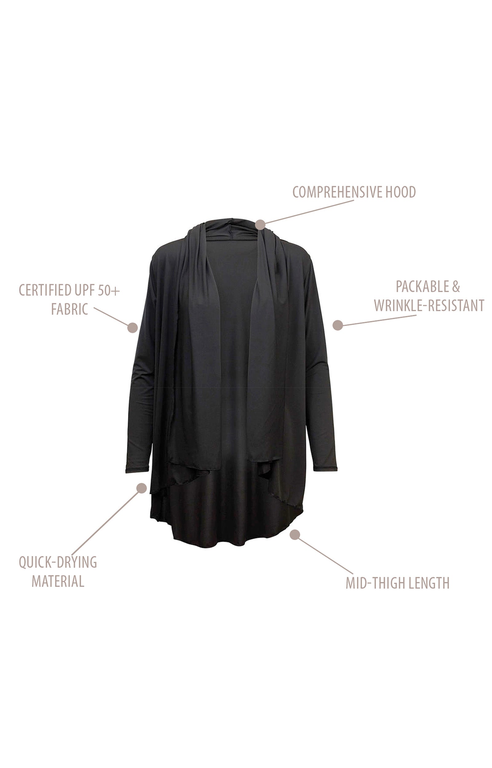 Women's Hooded Resort Wrap
