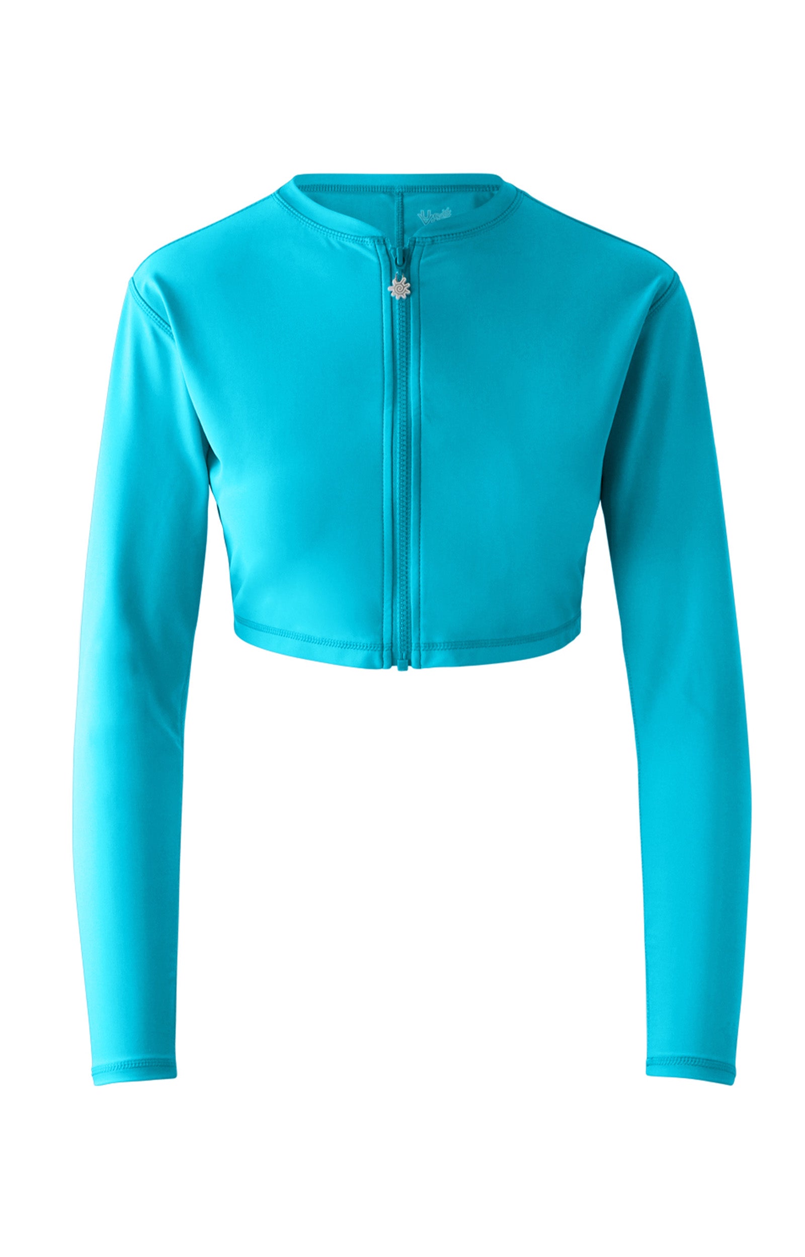 Women's Active Swim Shrug in Scuba Blue|scuba-blue