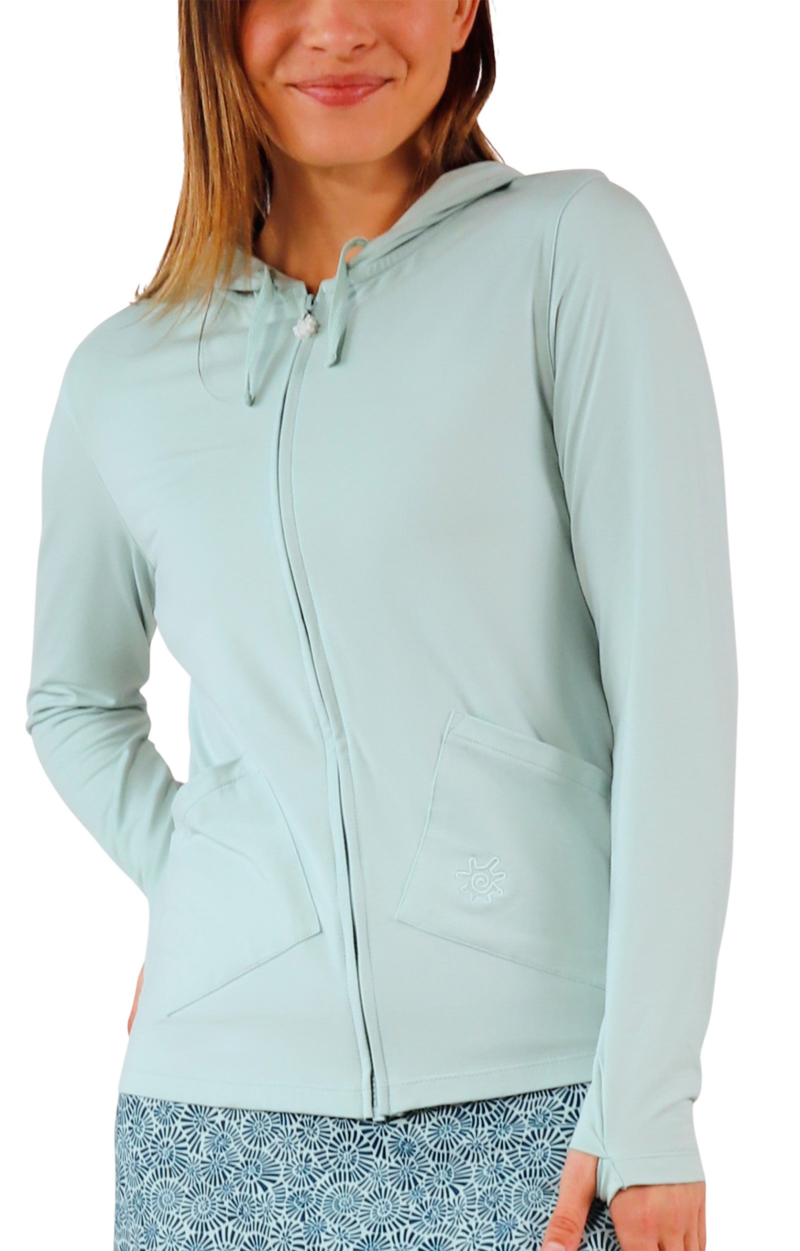 women's hooded everyday jacket in dewdrop|dewdrop
