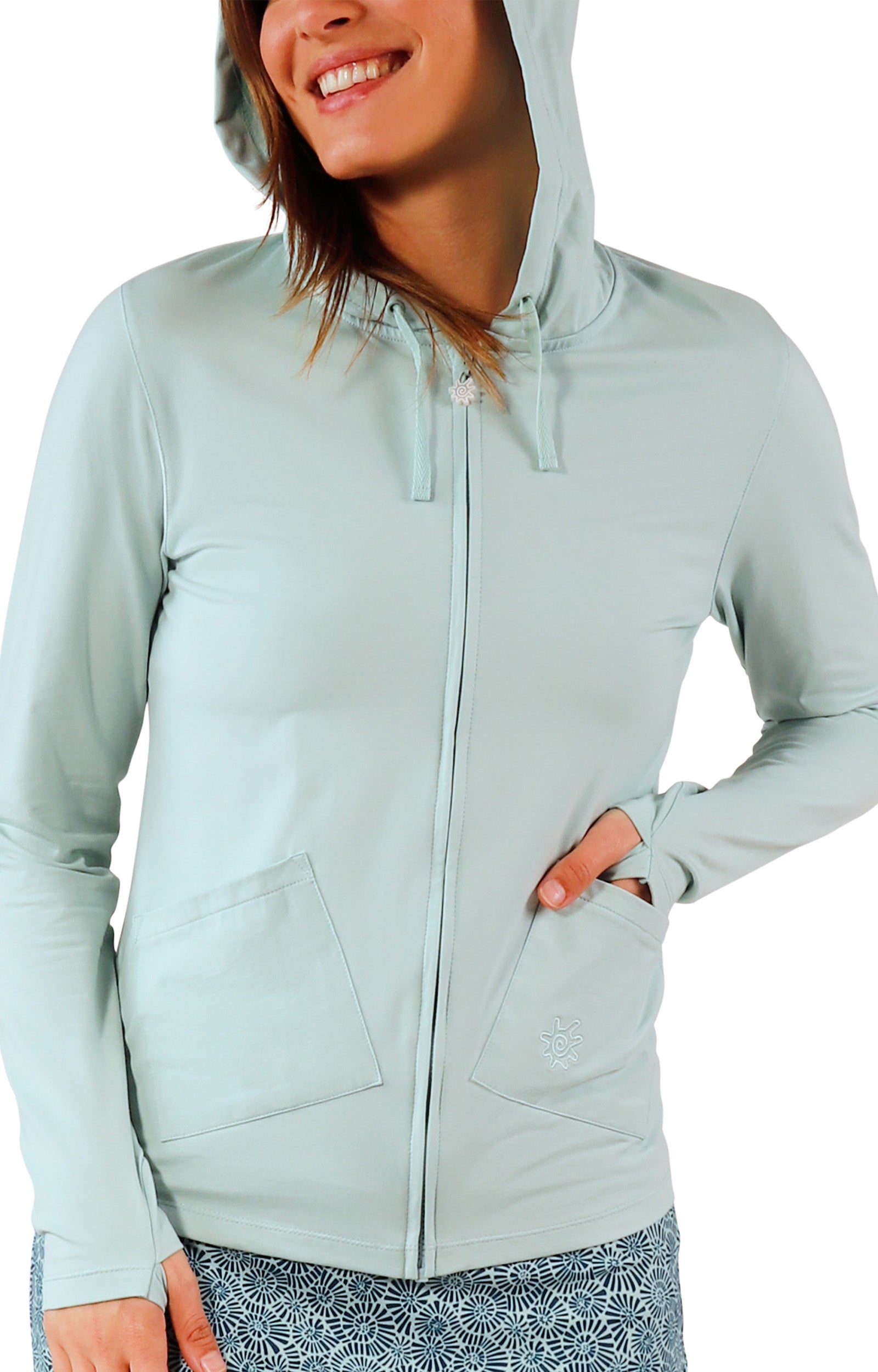 women's hooded everyday jacket in dewdrop|dewdrop