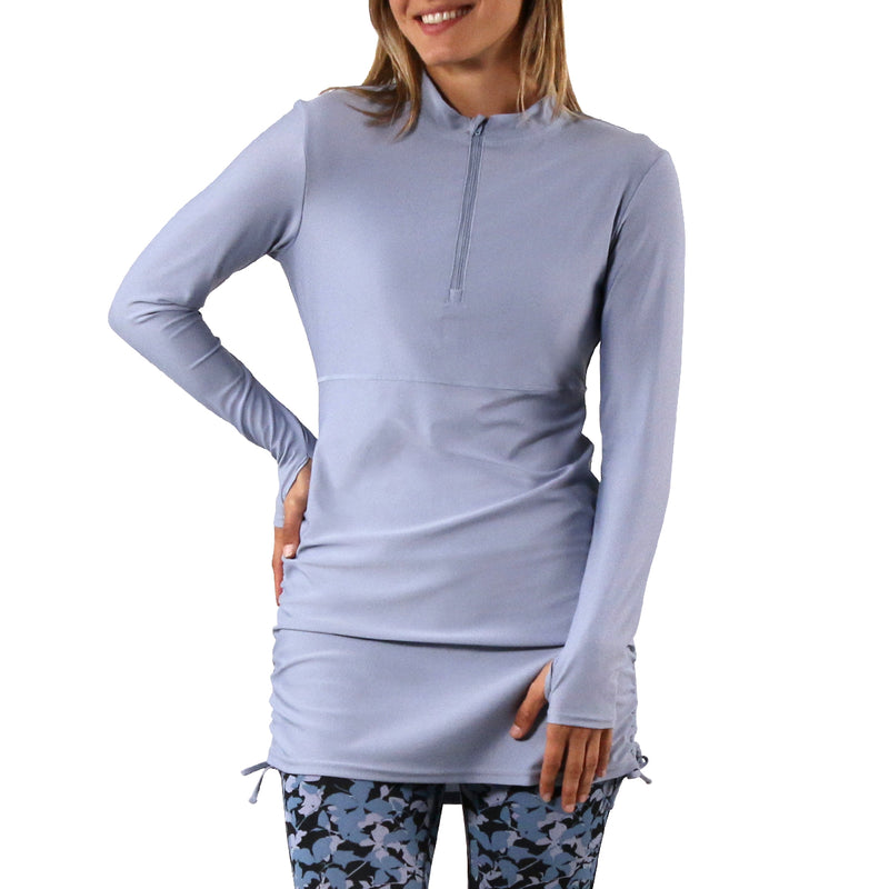 women's swim dress in moon dust|moon-dust