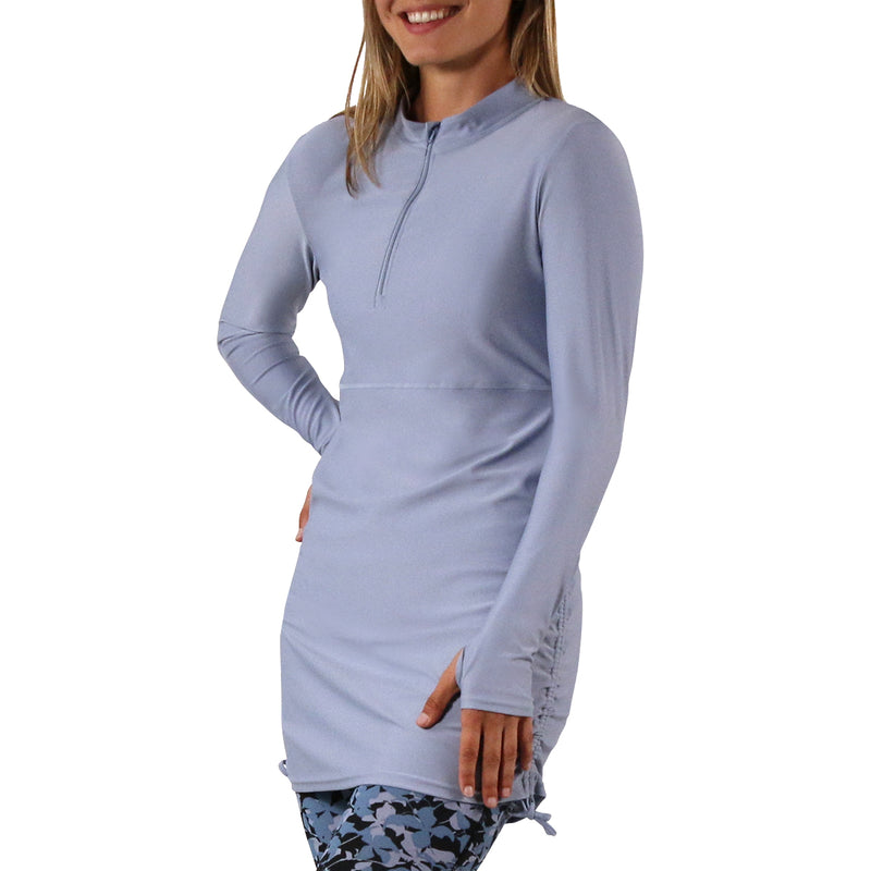 women's swim dress in moon dust|moon-dust